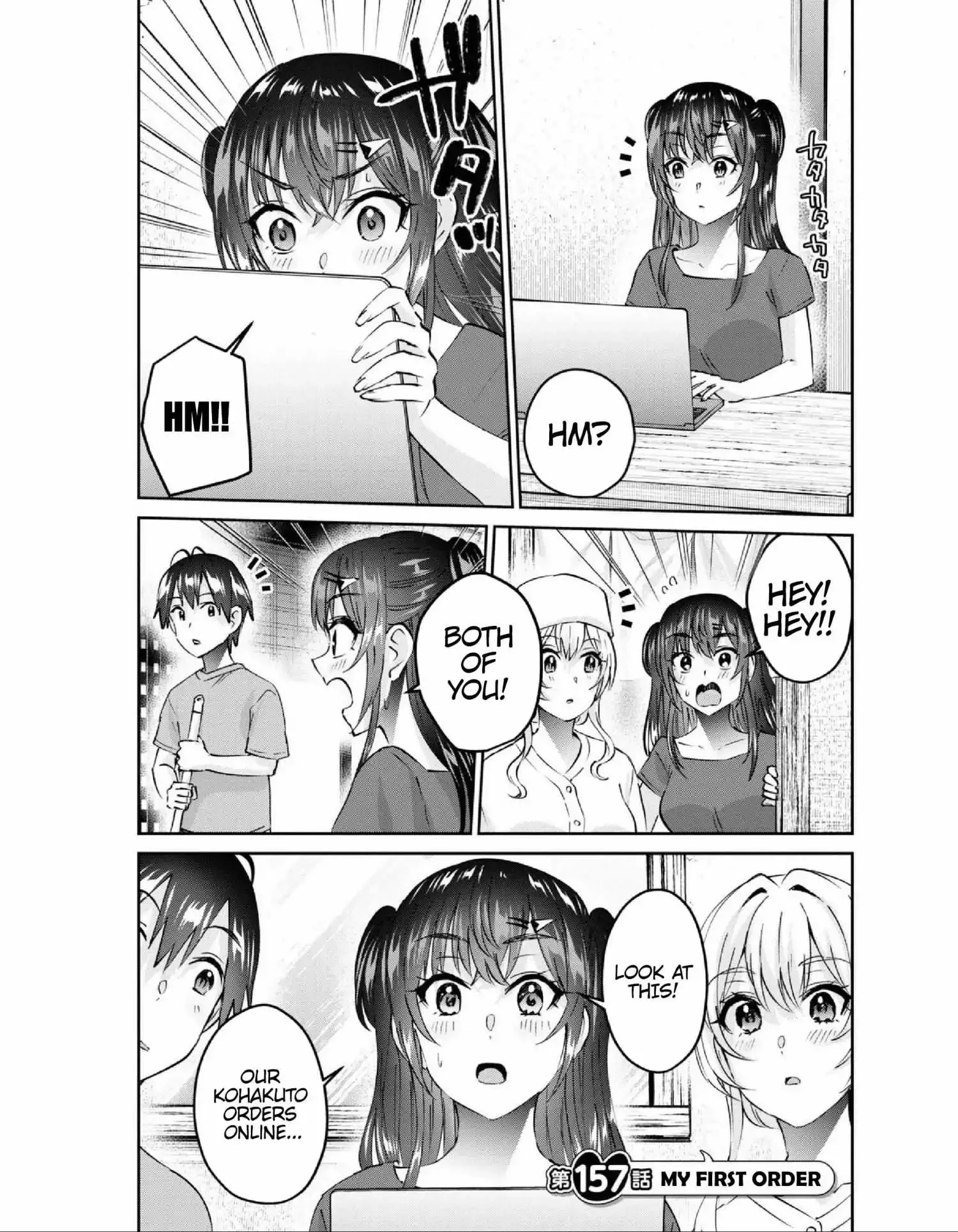 Hajimete no Gal Chapter 157 page 3
