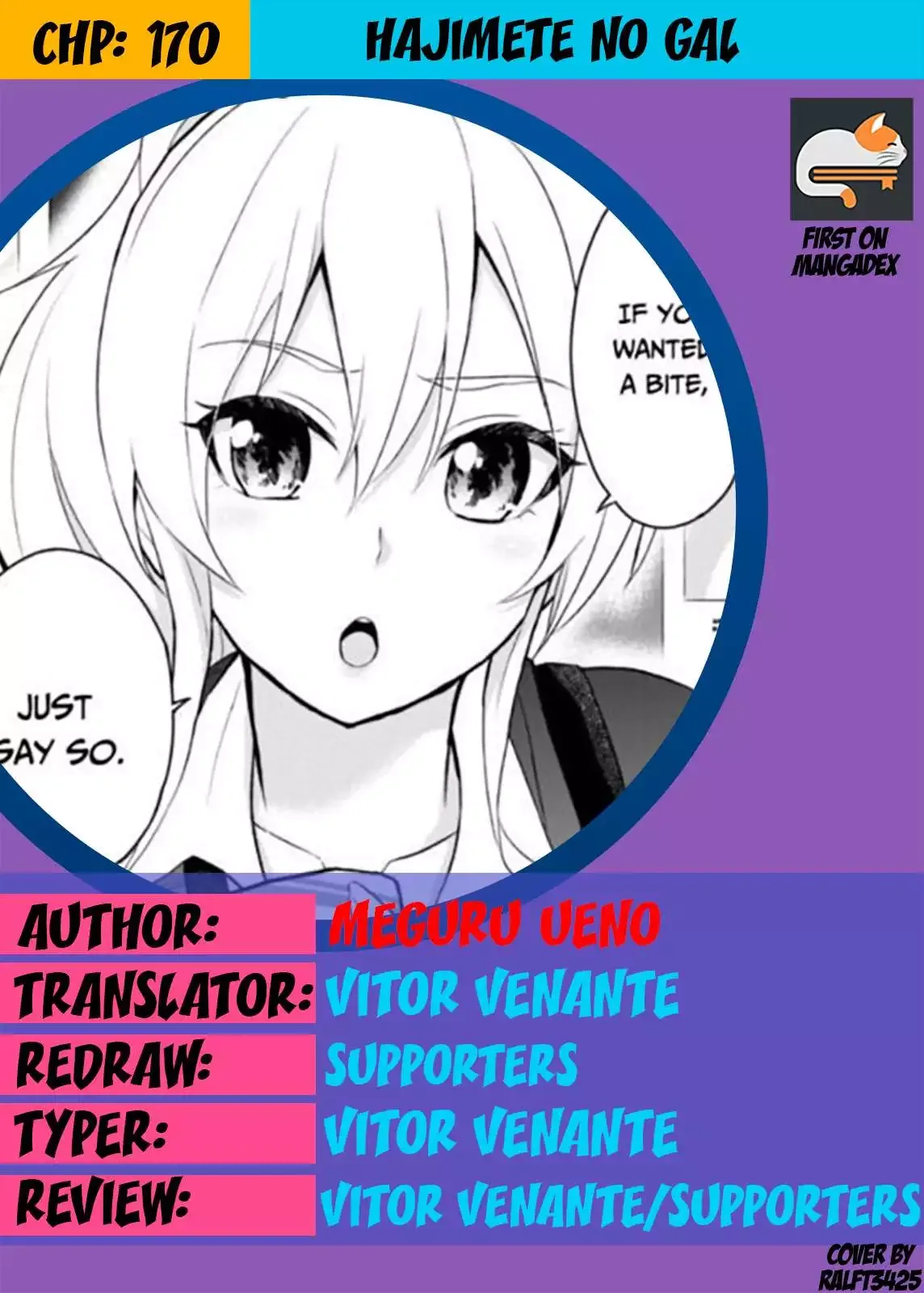 Hajimete no Gal Chapter 170 page 1