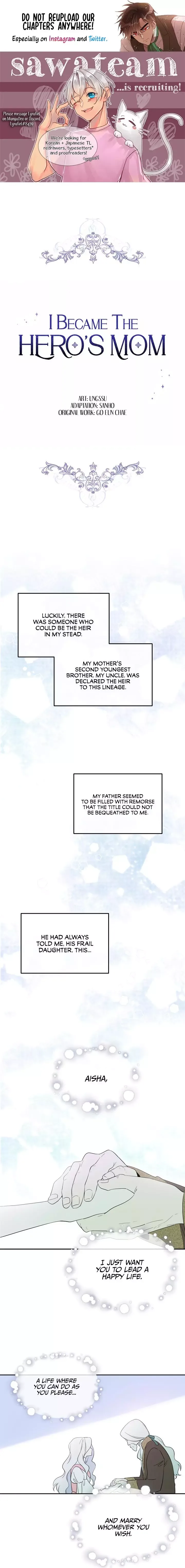 I Became the Hero’s Mom Chapter 26 page 1
