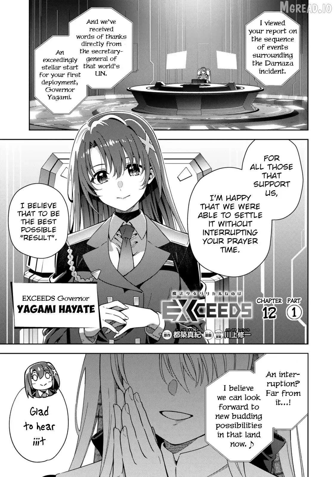 Magical Girl Lyrical Nanoha EXCEEDS Chapter 12.1 page 1