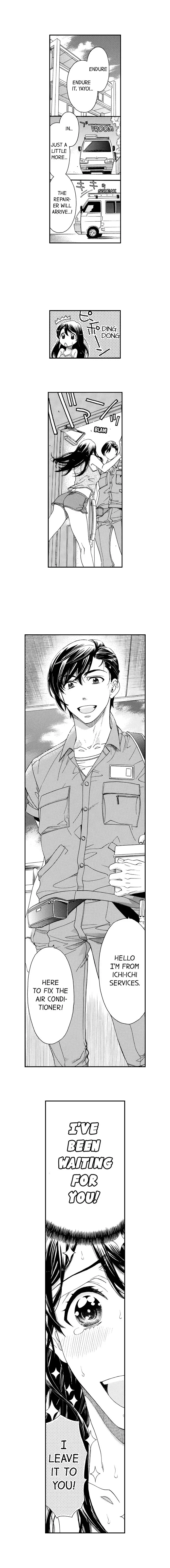 38°C no Kiss - Manatsu no Gogo, Cooler ga Kowareta Heya de... Chapter 1 page 3