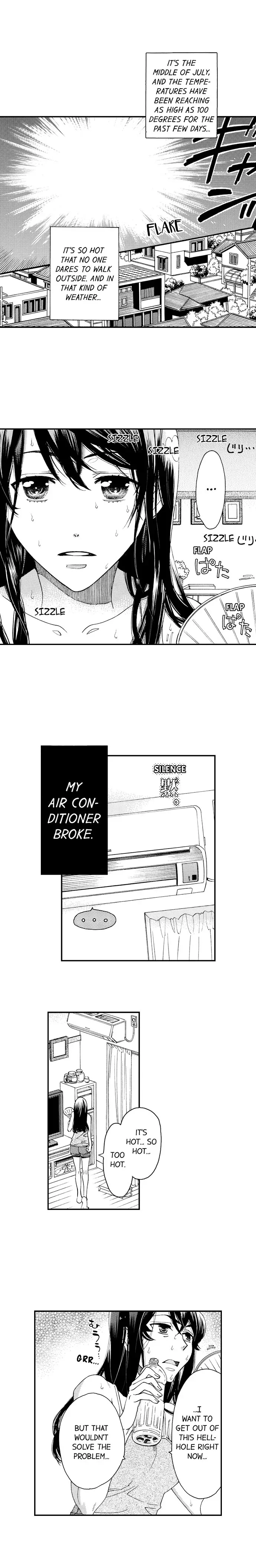 38°C no Kiss - Manatsu no Gogo, Cooler ga Kowareta Heya de... Chapter 1 page 2