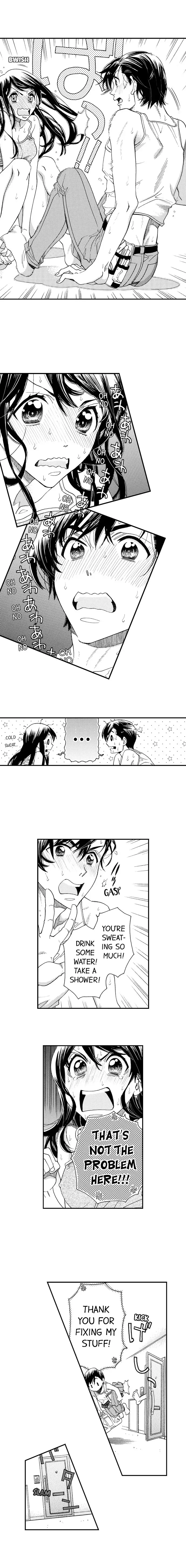 38°C no Kiss - Manatsu no Gogo, Cooler ga Kowareta Heya de... Chapter 3 page 4