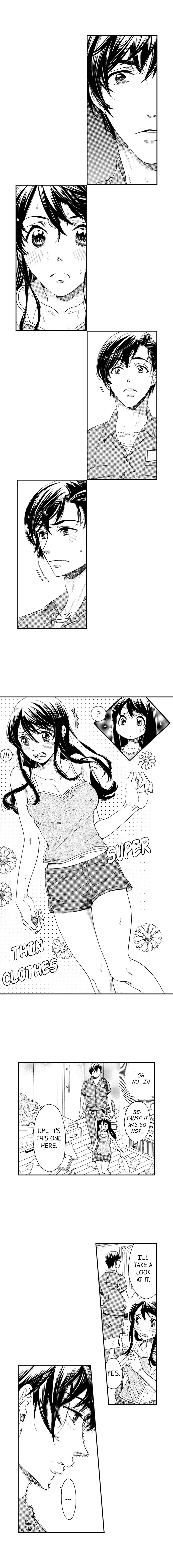 38°C no Kiss - Manatsu no Gogo, Cooler ga Kowareta Heya de... Chapter 1 page 4
