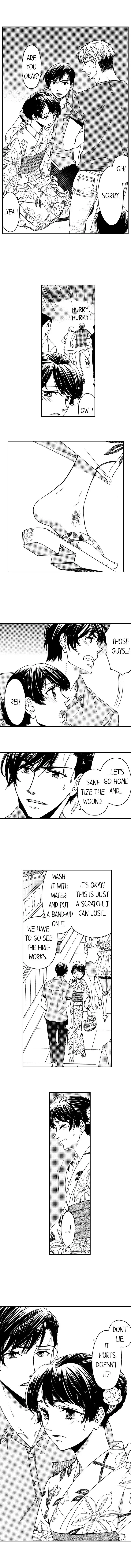 38°C no Kiss - Manatsu no Gogo, Cooler ga Kowareta Heya de... Chapter 20 page 2