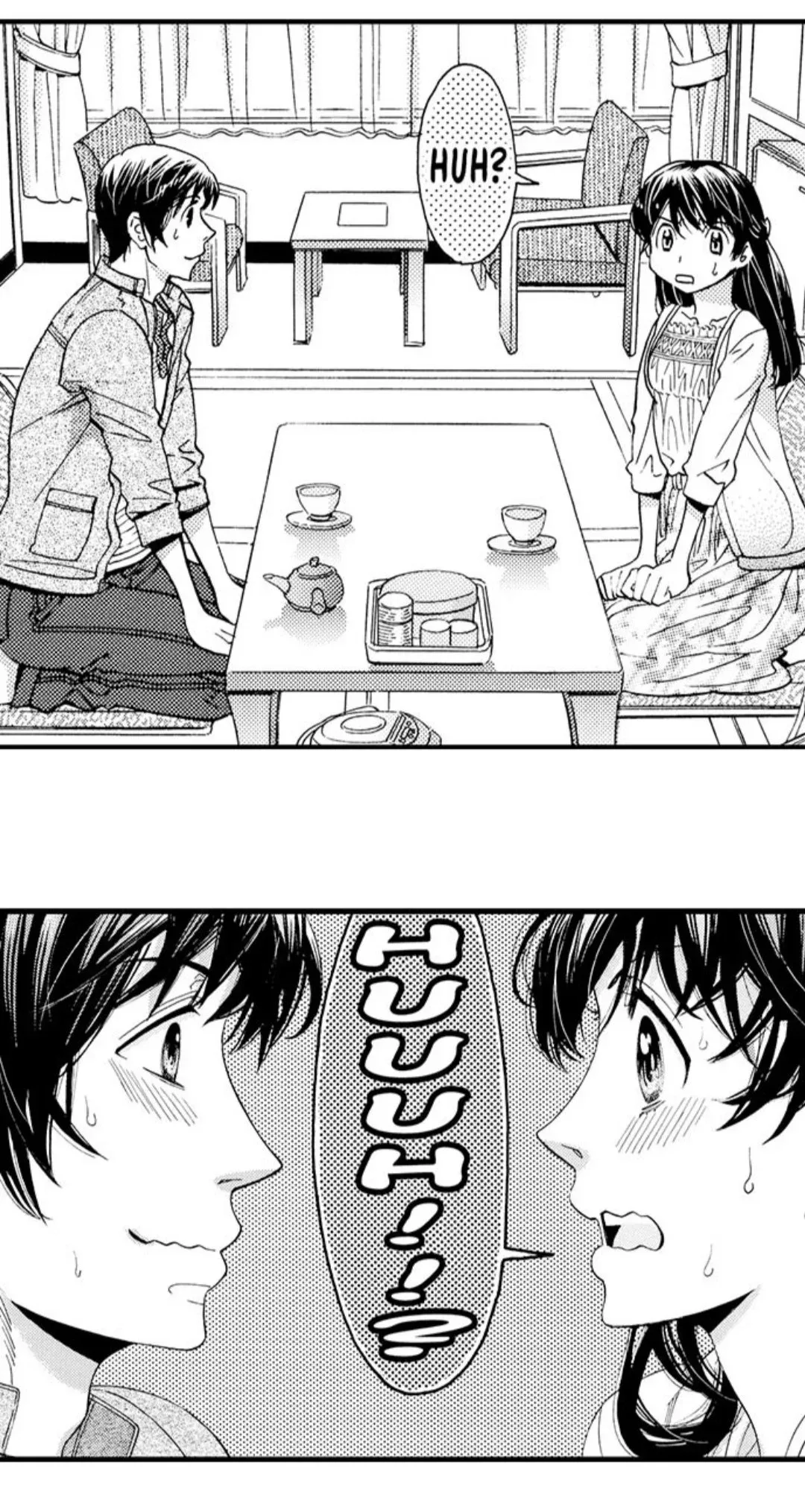 38°C no Kiss - Manatsu no Gogo, Cooler ga Kowareta Heya de... Chapter 34 page 3