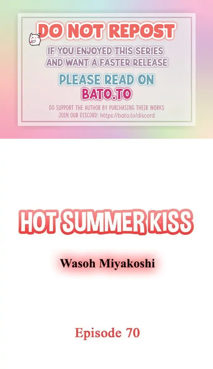 38°C no Kiss - Manatsu no Gogo, Cooler ga Kowareta Heya de... Chapter 70 page 1
