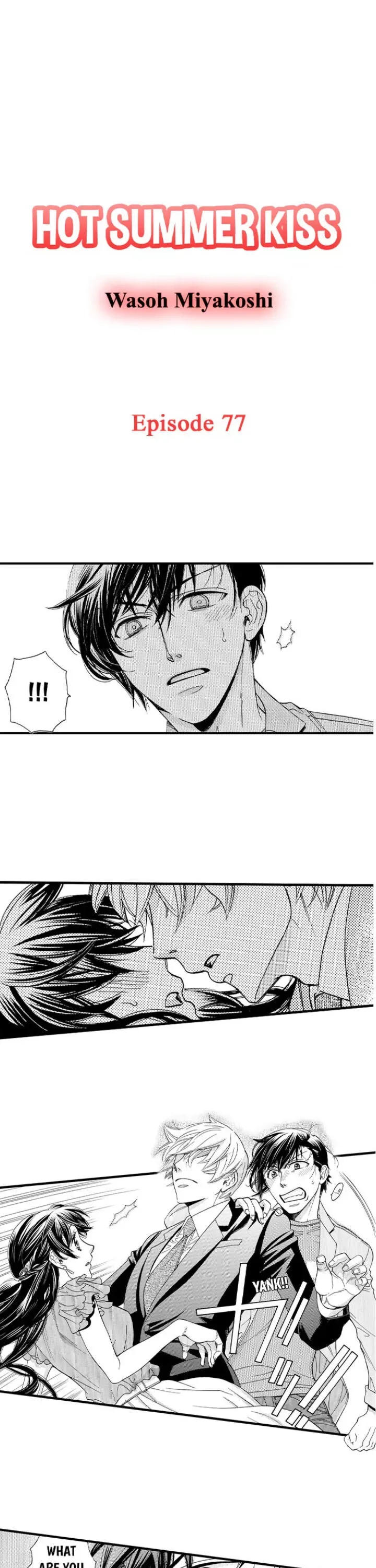 38°C no Kiss - Manatsu no Gogo, Cooler ga Kowareta Heya de... Chapter 77 page 1