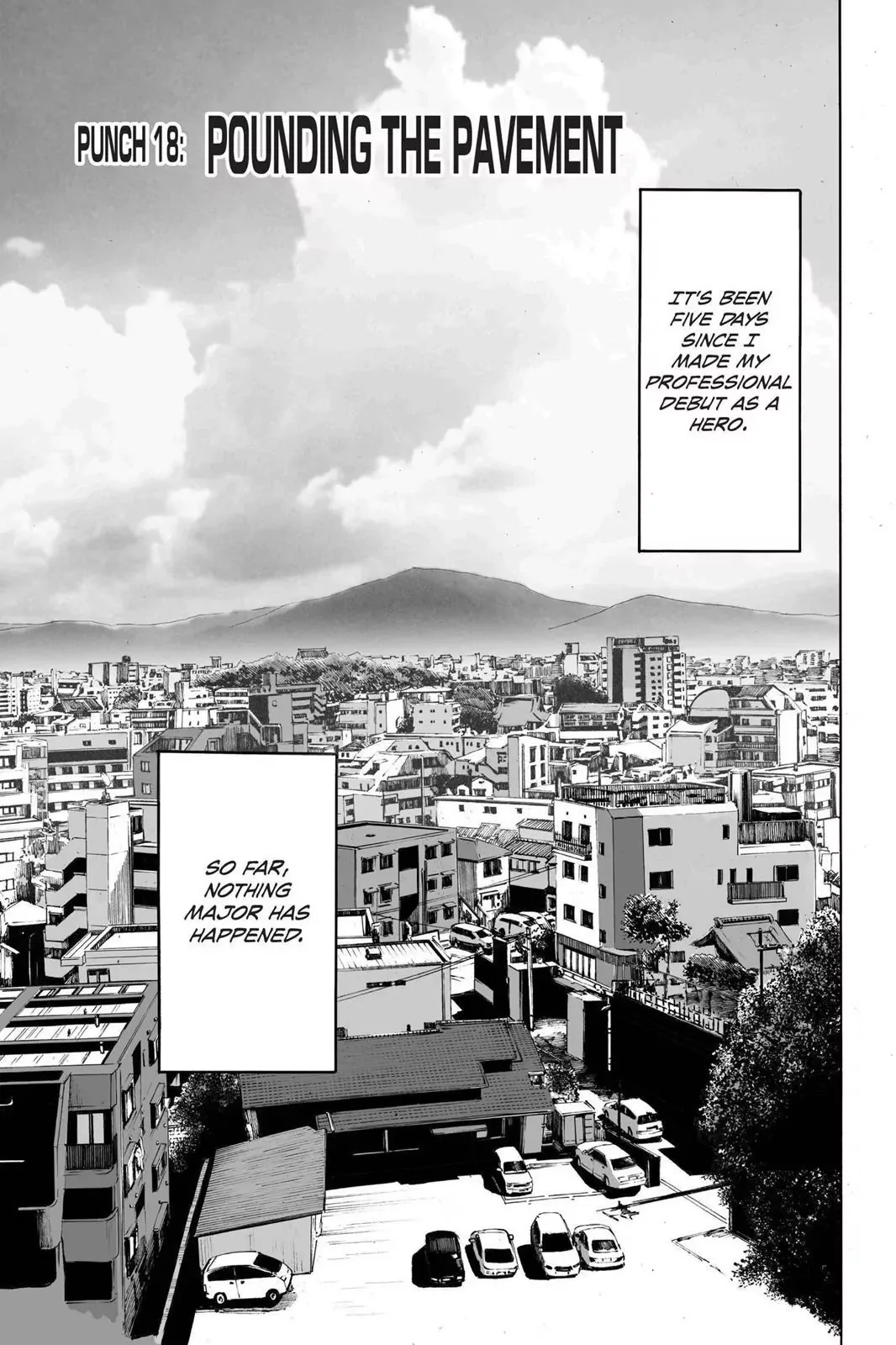 One-Punch Man Chapter 18 page 1