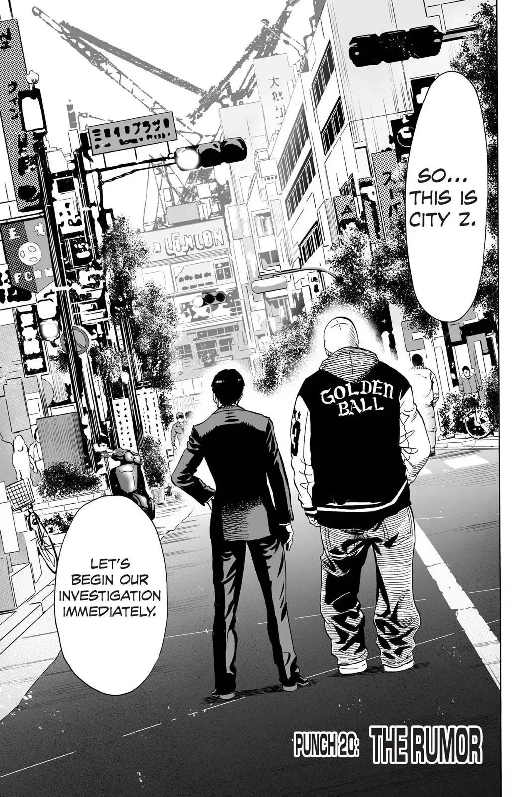 One-Punch Man Chapter 20 page 1