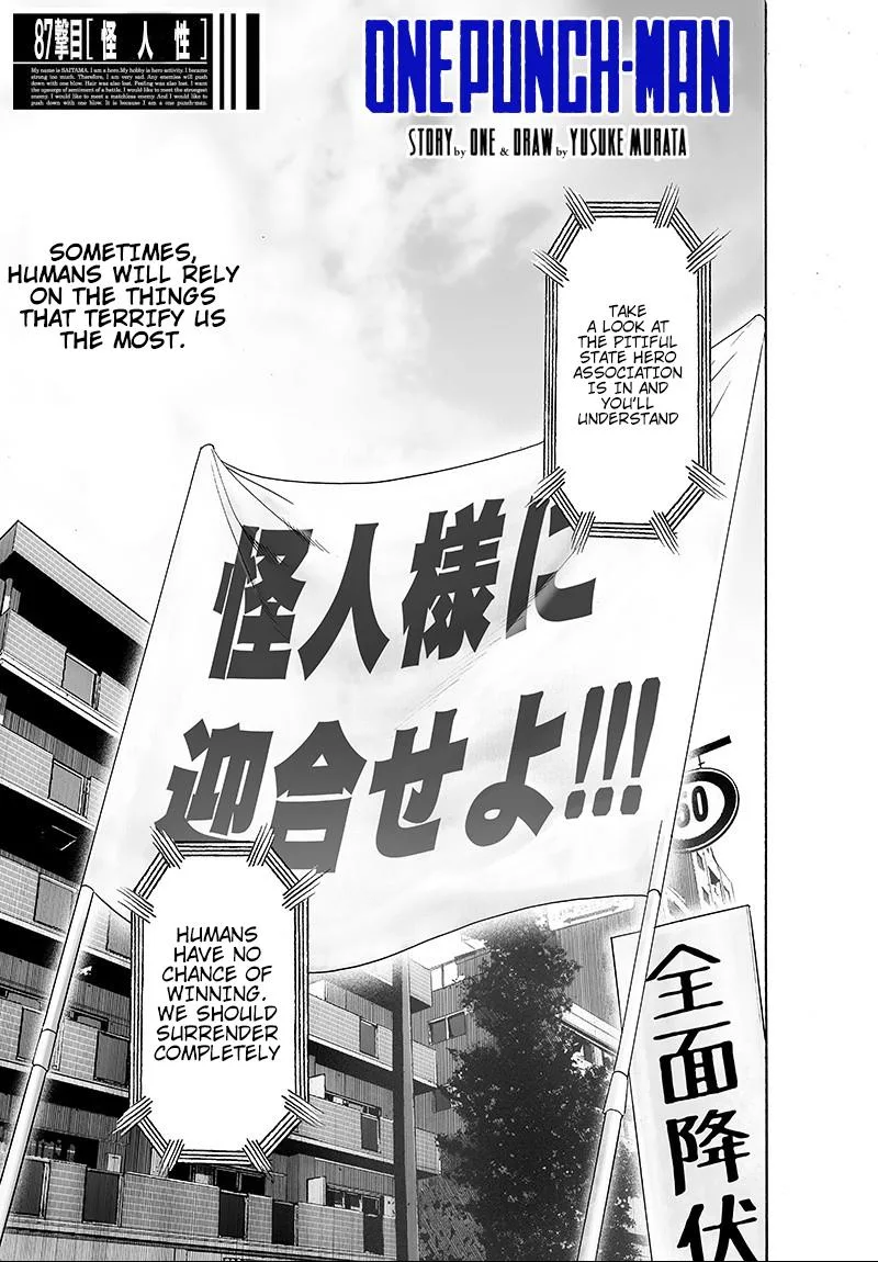One-Punch Man Chapter 87 page 1