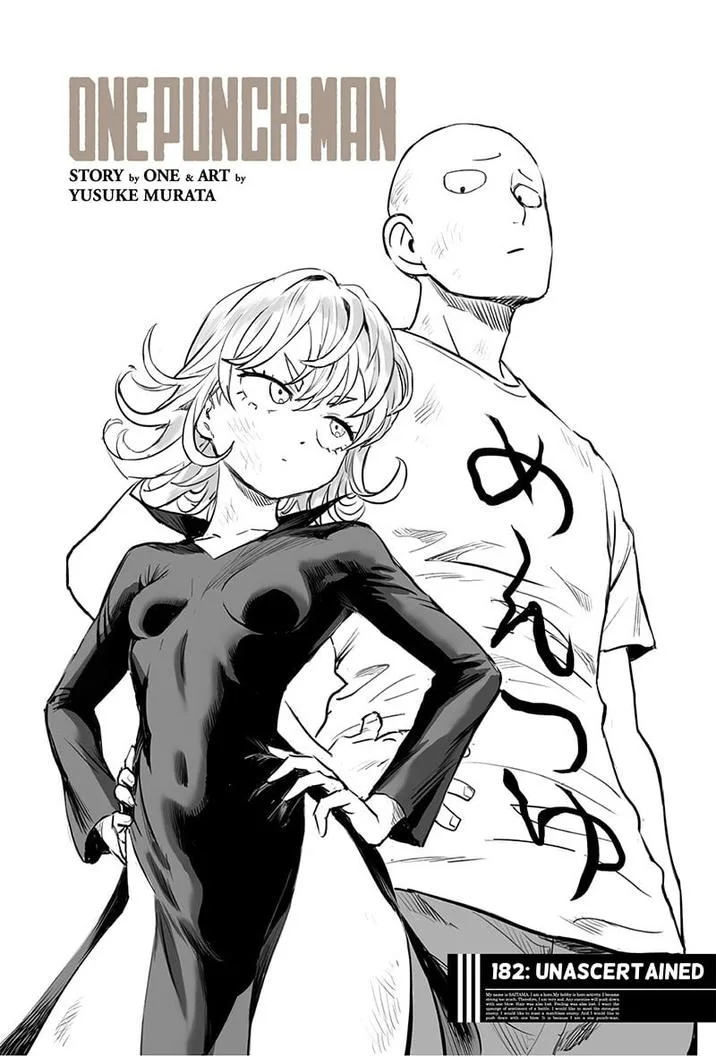 One-Punch Man Chapter 182 page 1