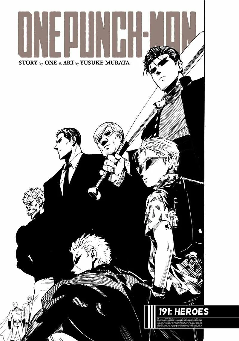 One-Punch Man Chapter 191 page 1