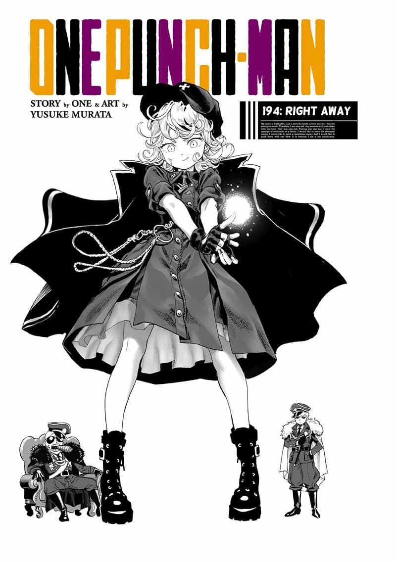 One-Punch Man Chapter 194 page 1