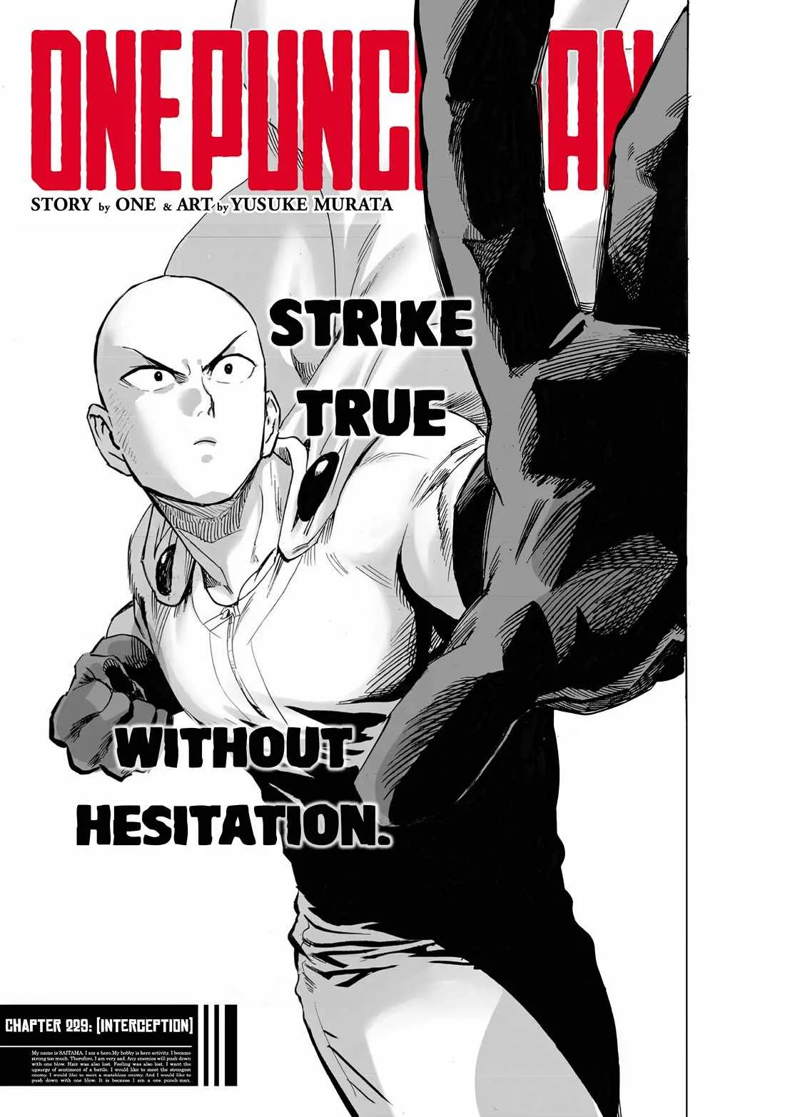 One-Punch Man Chapter 229 page 1