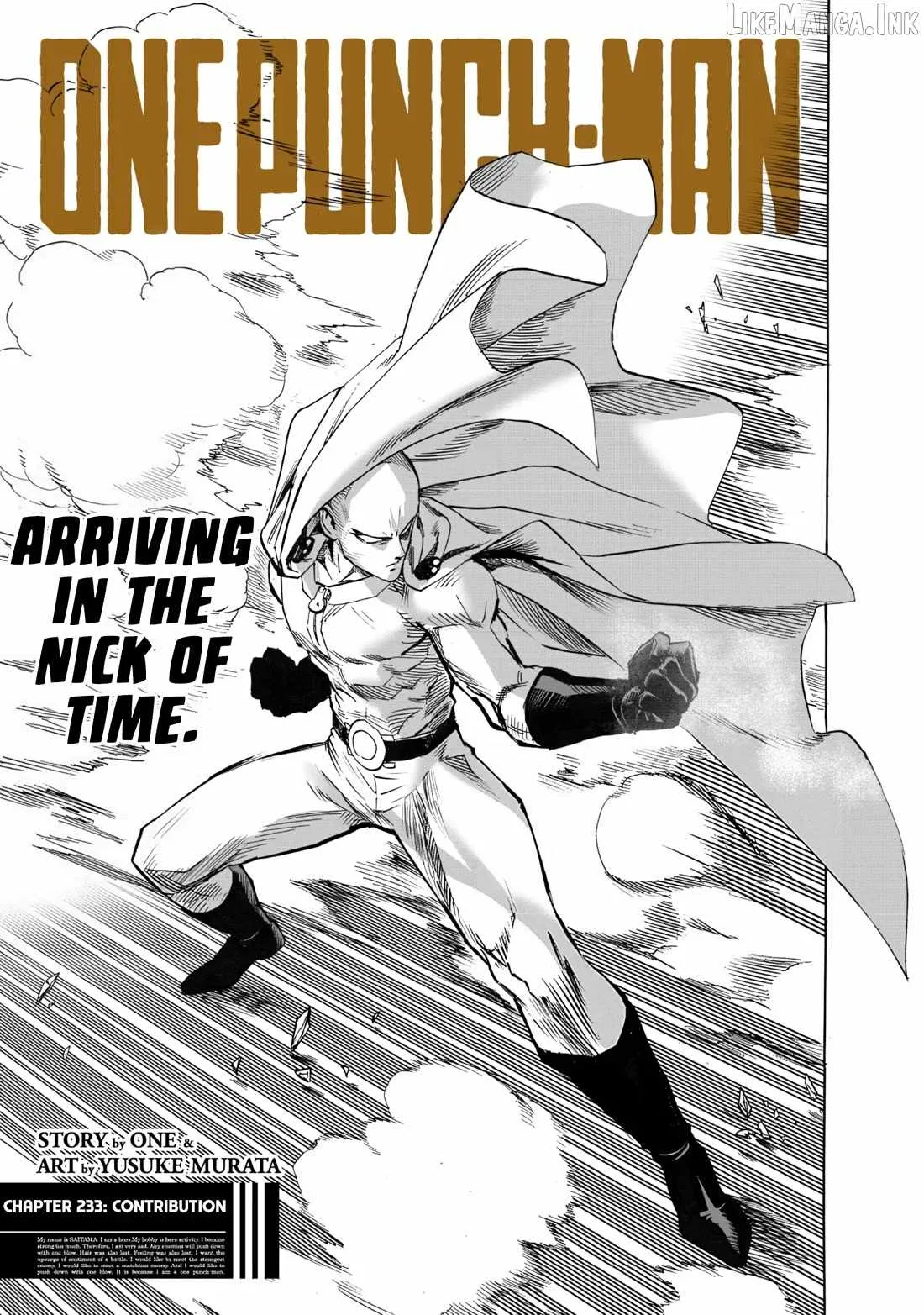 One-Punch Man Chapter 233 page 1