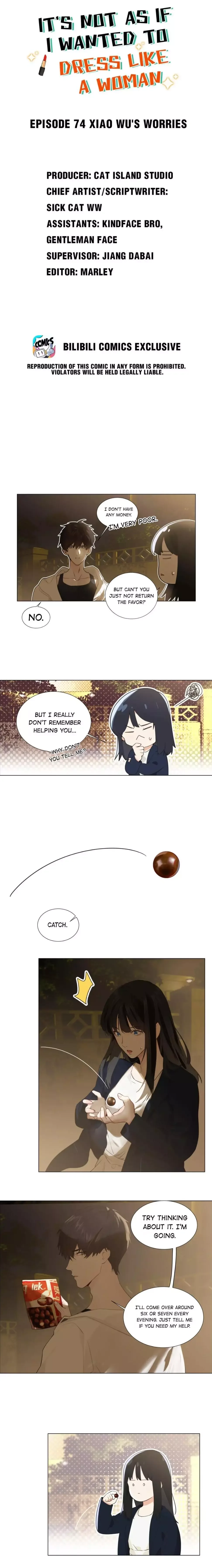 It's Not That I Want to Wear Women's Clothing Chapter 74 page 3