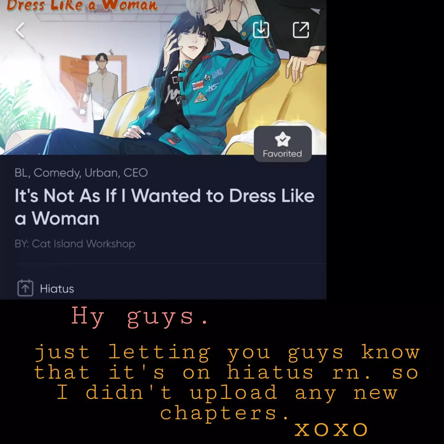 It's Not That I Want to Wear Women's Clothing Chapter 96.2 page 2