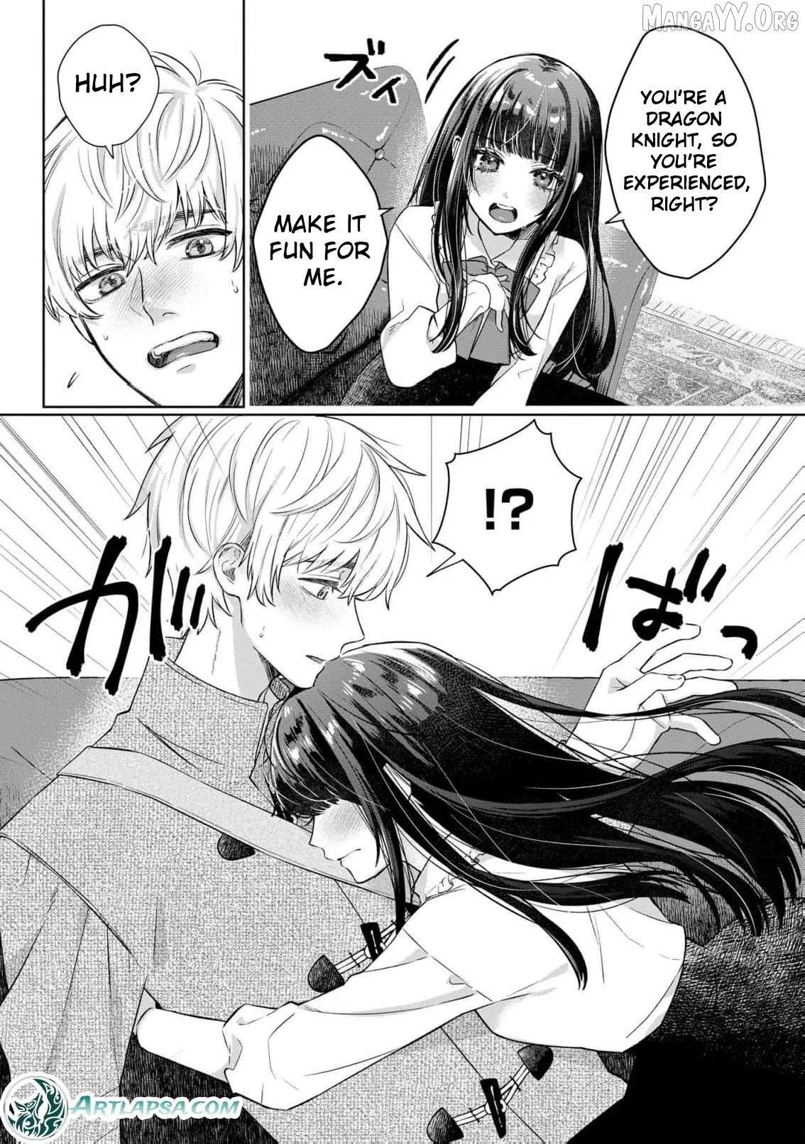 The Snow Maiden Who Can't Be Honest Is Sweetly Melted by the Sleeping Dragon Knight Chapter 3 page 8