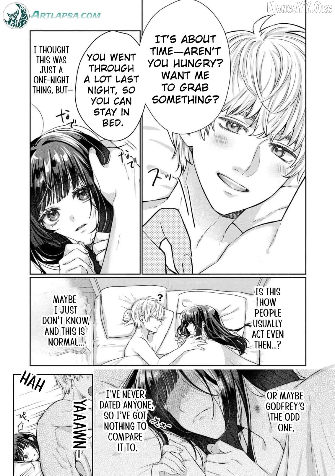 The Snow Maiden Who Can't Be Honest Is Sweetly Melted by the Sleeping Dragon Knight Chapter 3 page 18
