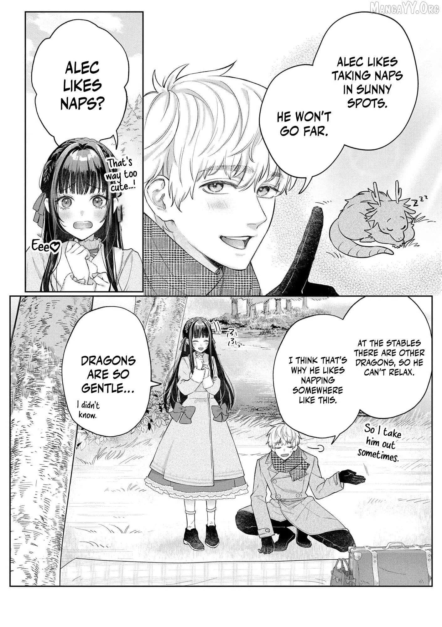 The Snow Maiden Who Can't Be Honest Is Sweetly Melted by the Sleeping Dragon Knight Chapter 6 page 8