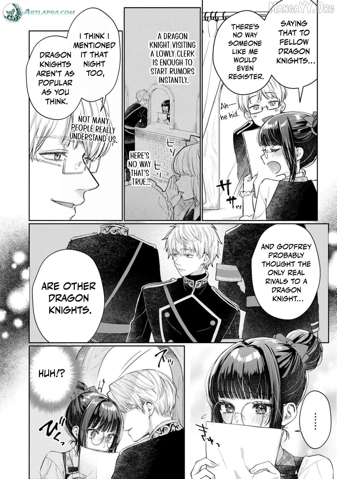 The Snow Maiden Who Can't Be Honest Is Sweetly Melted by the Sleeping Dragon Knight Chapter 4 page 23