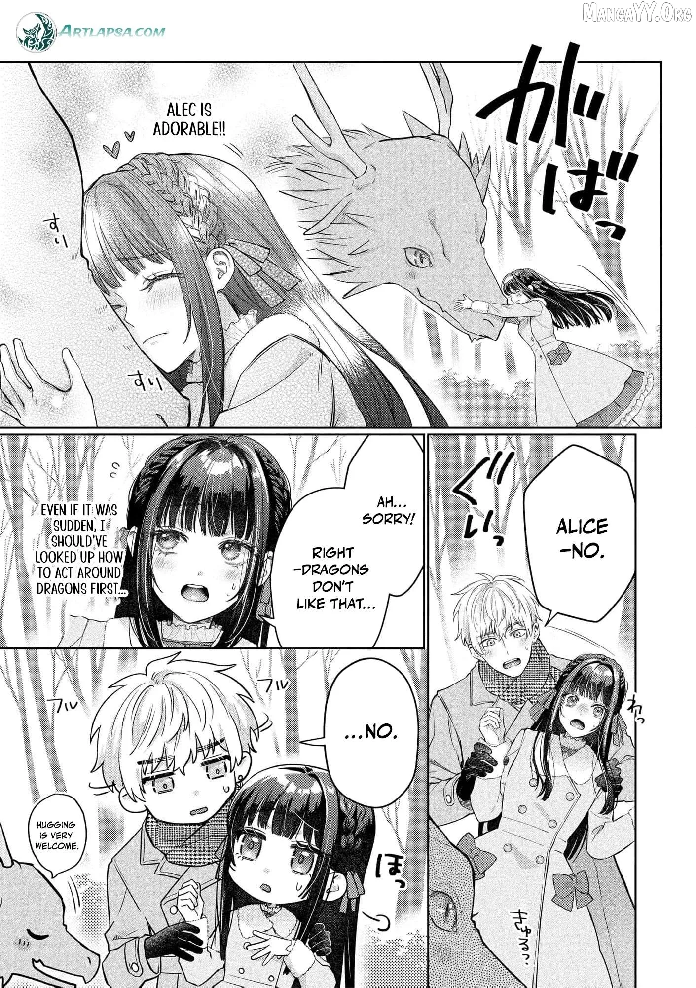 The Snow Maiden Who Can't Be Honest Is Sweetly Melted by the Sleeping Dragon Knight Chapter 5 page 26