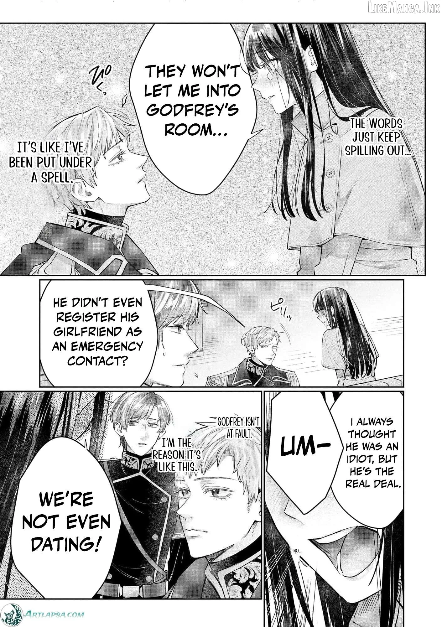 The Snow Maiden Who Can't Be Honest Is Sweetly Melted by the Sleeping Dragon Knight Chapter 8 page 17