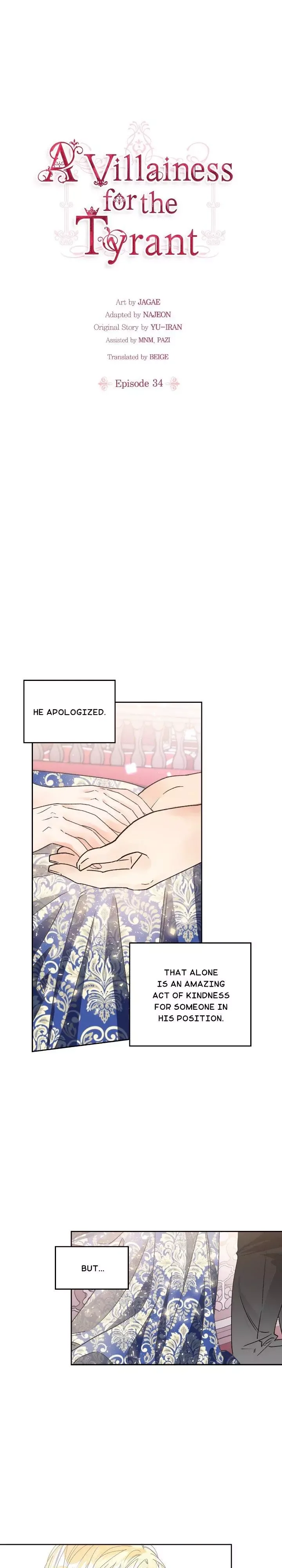 A Villain Is a Good Match for a Tyrant Chapter 34 page 1