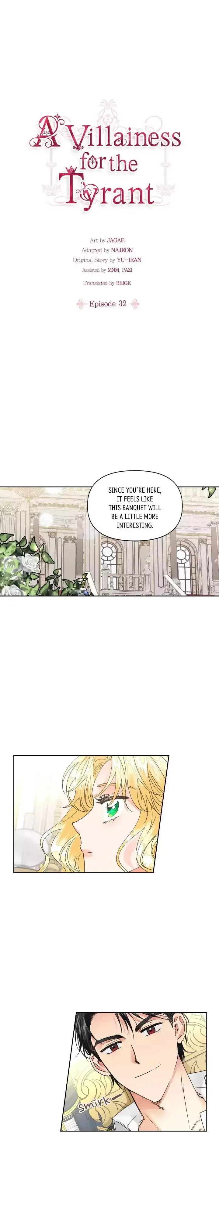 A Villain Is a Good Match for a Tyrant Chapter 32 page 1