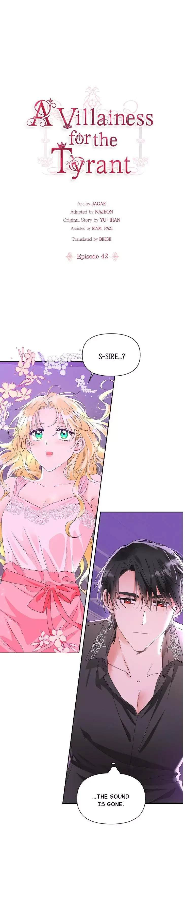 A Villain Is a Good Match for a Tyrant Chapter 42 page 1