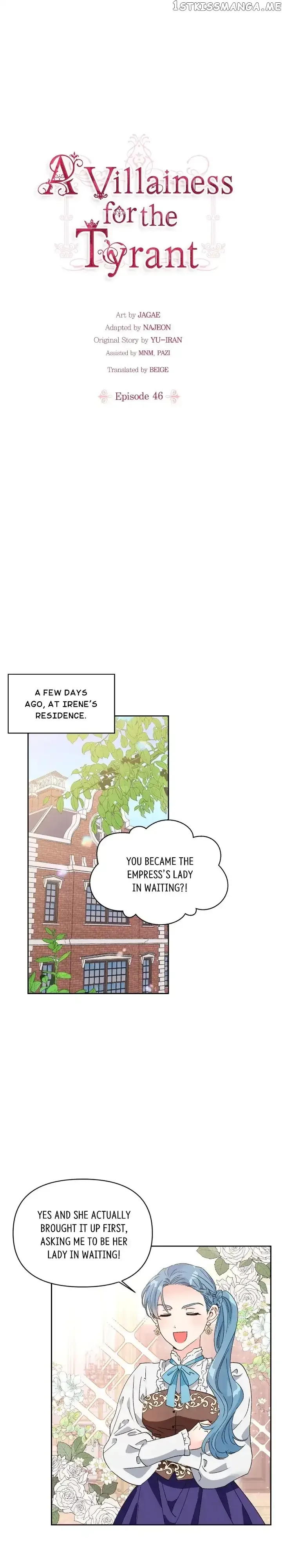 A Villain Is a Good Match for a Tyrant Chapter 46 page 1