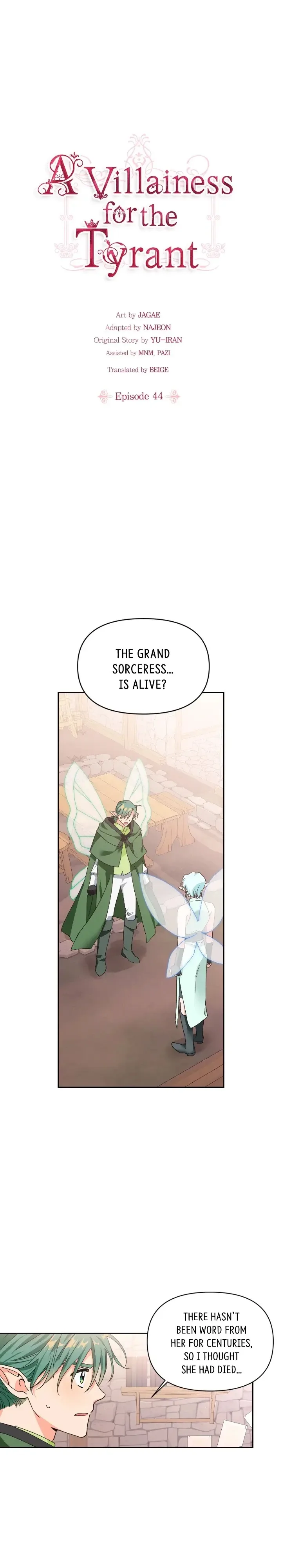 A Villain Is a Good Match for a Tyrant Chapter 44 page 1