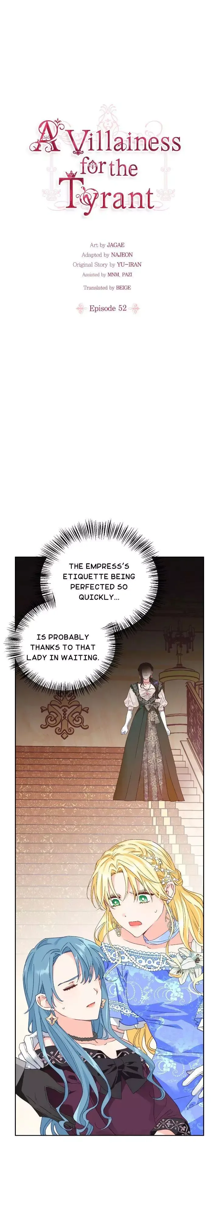 A Villain Is a Good Match for a Tyrant Chapter 52 page 1