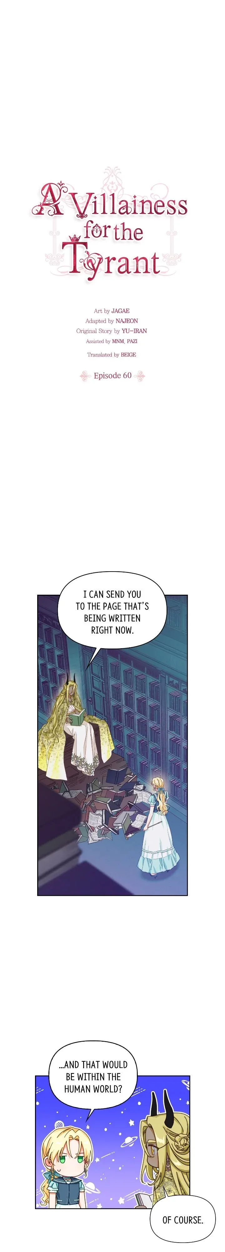 A Villain Is a Good Match for a Tyrant Chapter 60 page 1