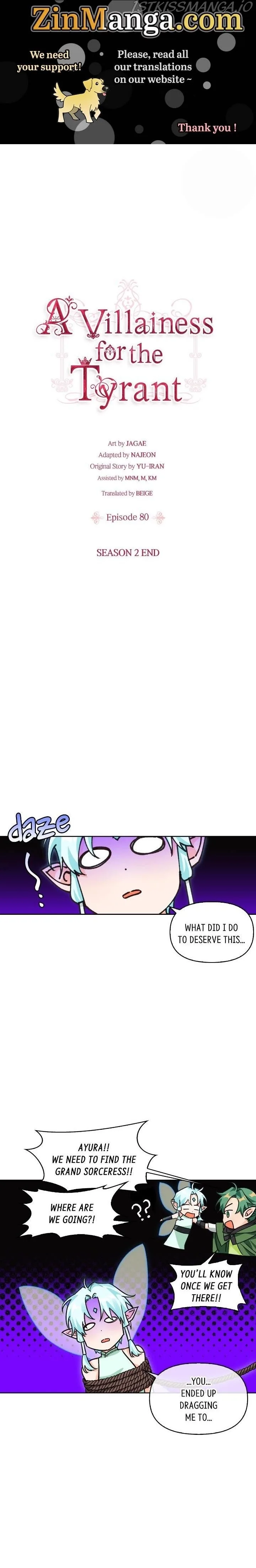 A Villain Is a Good Match for a Tyrant Chapter 80 page 1