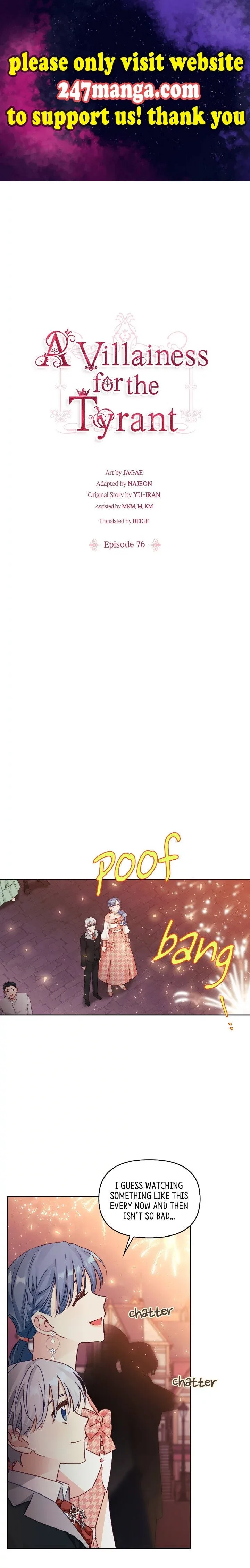 A Villain Is a Good Match for a Tyrant Chapter 76 page 1