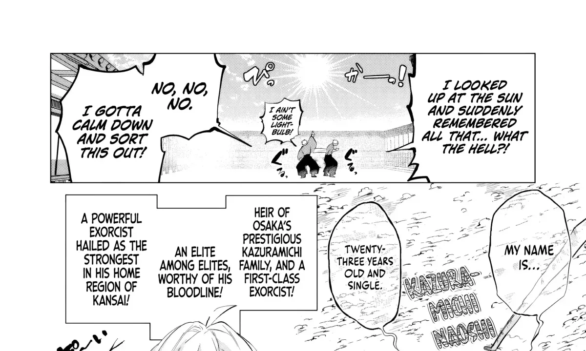 Exorcist Reincarnation ～What's a Fox-Faced, Kansai-Dialect Scumbag Supposed to Do in a Brutal Eroge World?～ Chapter 1 page 13