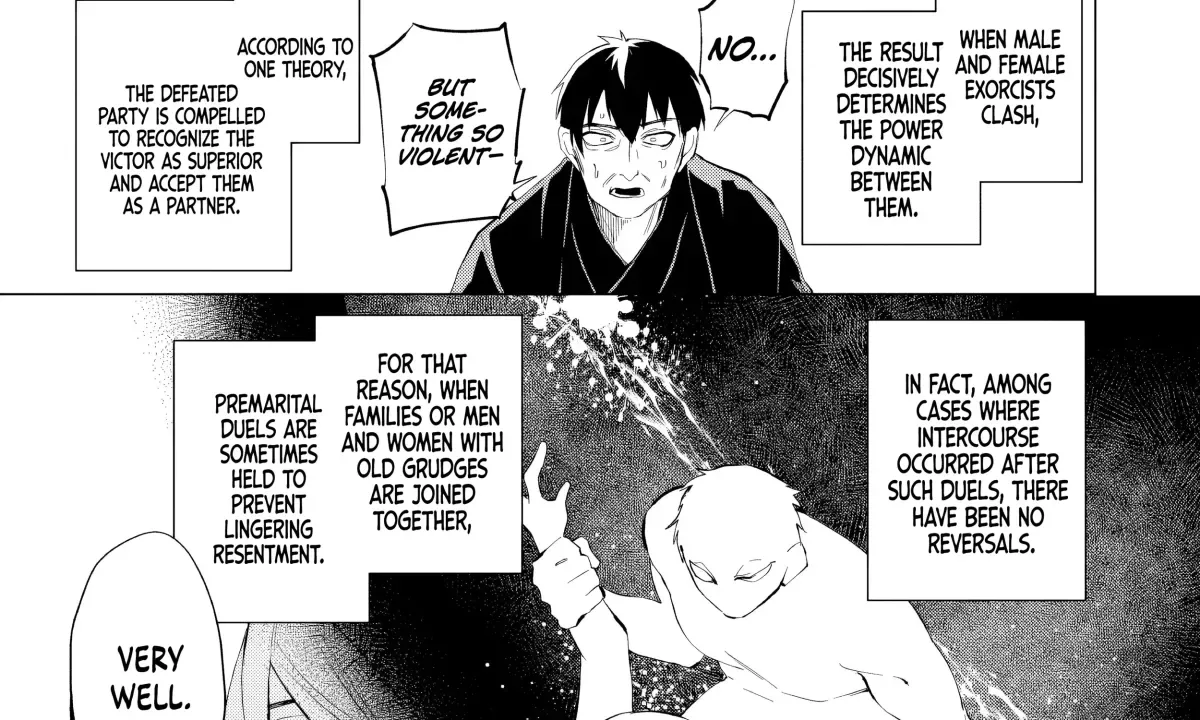 Exorcist Reincarnation ～What's a Fox-Faced, Kansai-Dialect Scumbag Supposed to Do in a Brutal Eroge World?～ Chapter 1 page 53