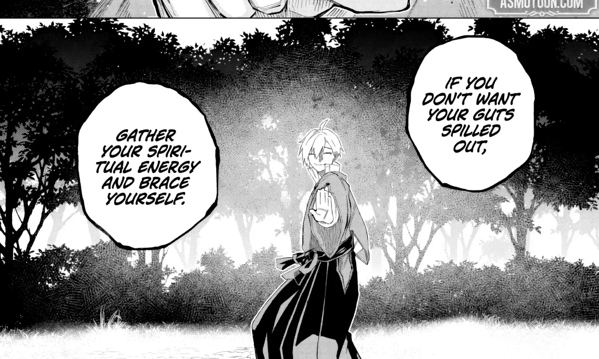 Exorcist Reincarnation ～What's a Fox-Faced, Kansai-Dialect Scumbag Supposed to Do in a Brutal Eroge World?～ Chapter 1 page 122