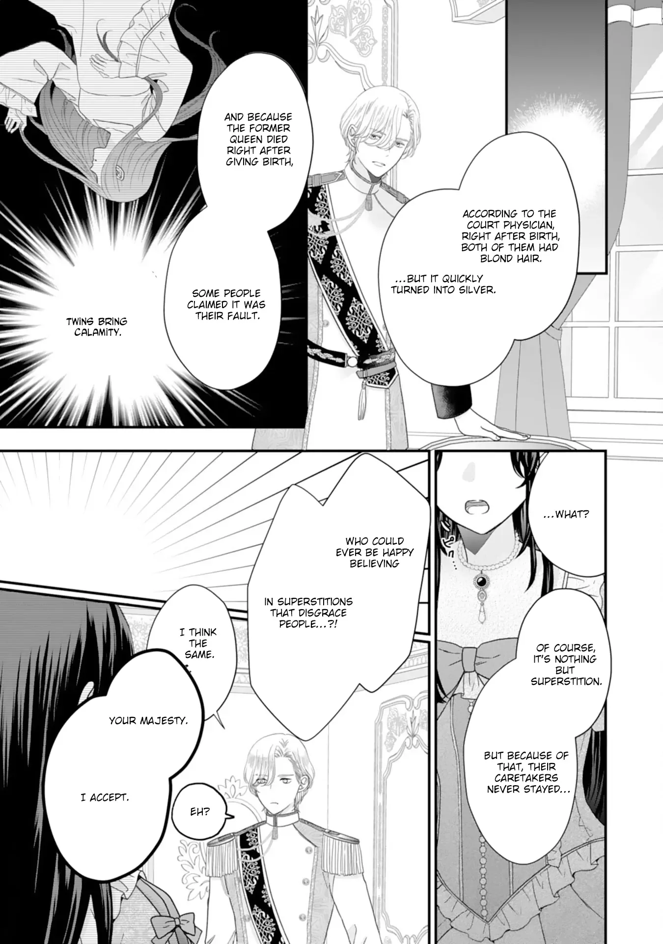 Villainess Stepmother of Twin Princes Who Just Loves Her Cute Boys. Chapter 1 page 4