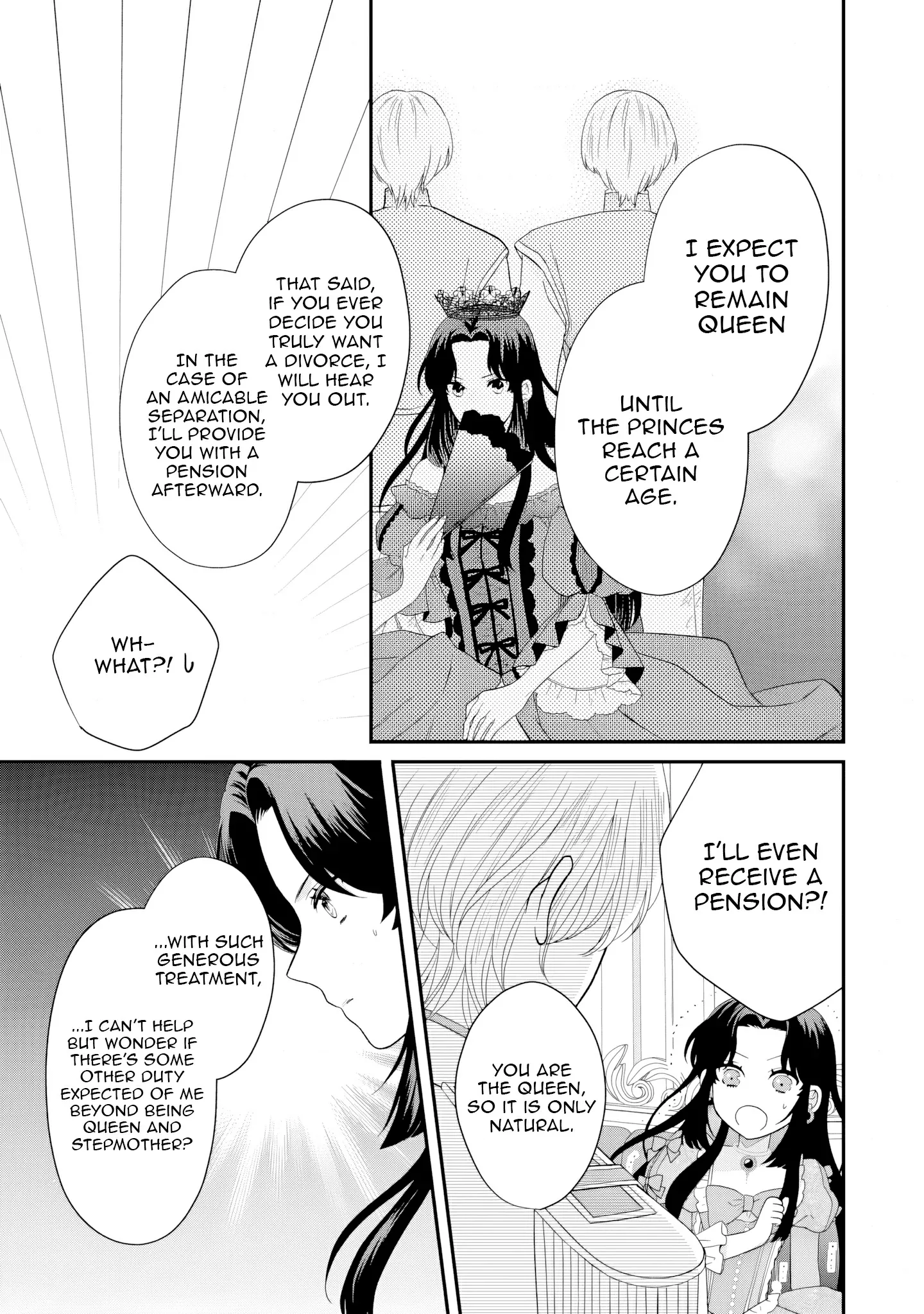 Villainess Stepmother of Twin Princes Who Just Loves Her Cute Boys. Chapter 3 page 23