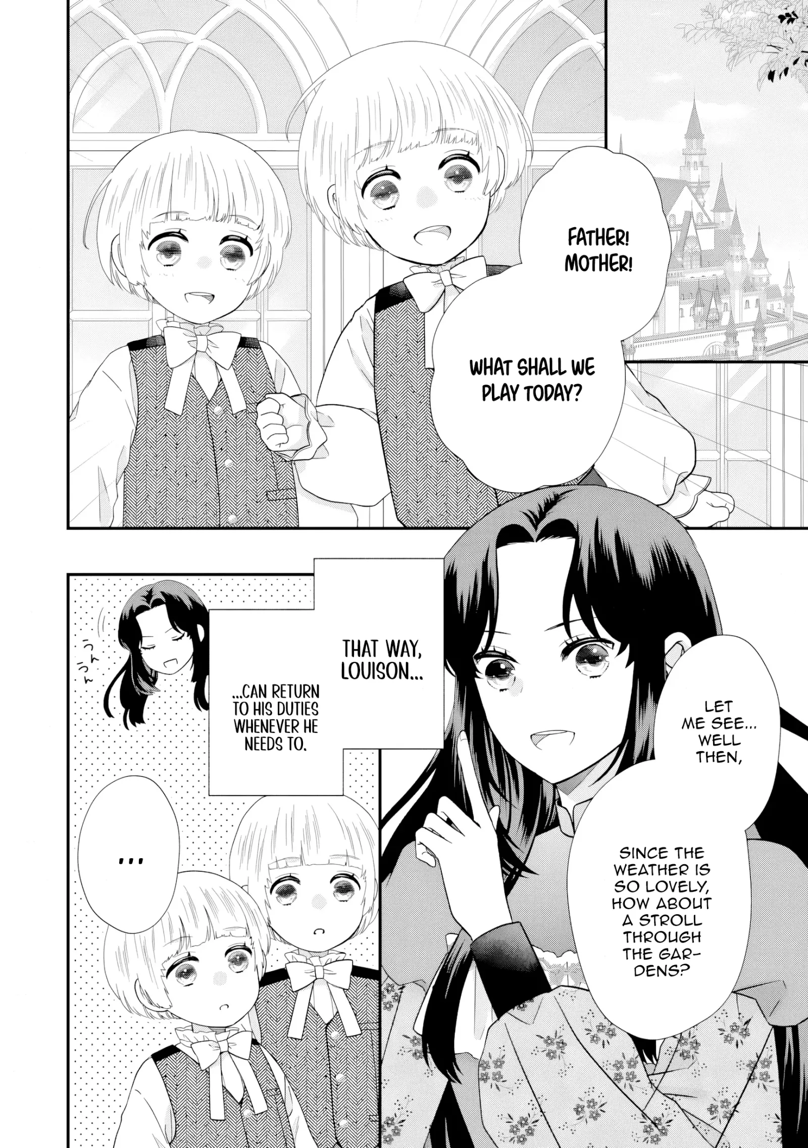 Villainess Stepmother of Twin Princes Who Just Loves Her Cute Boys. Chapter 5 page 2