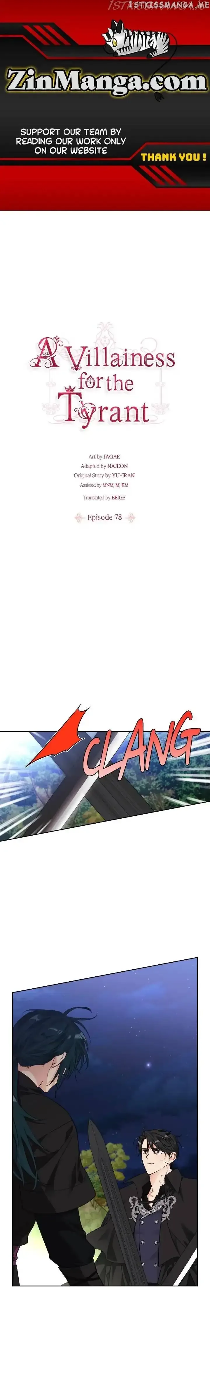 A Villain Is a Good Match for a Tyrant Chapter 78 page 1