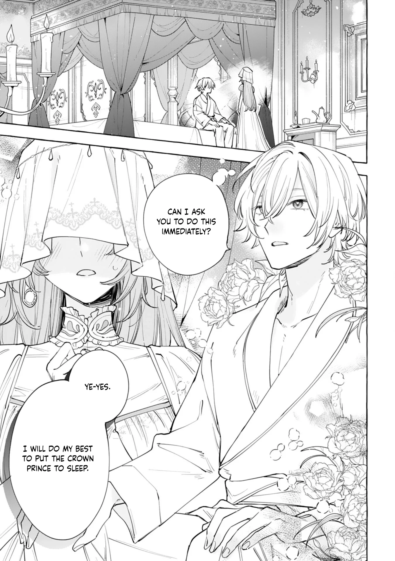 The Rewound Saintess Wants to Put the Insomniac Prince to Sleep Chapter 1 page 1