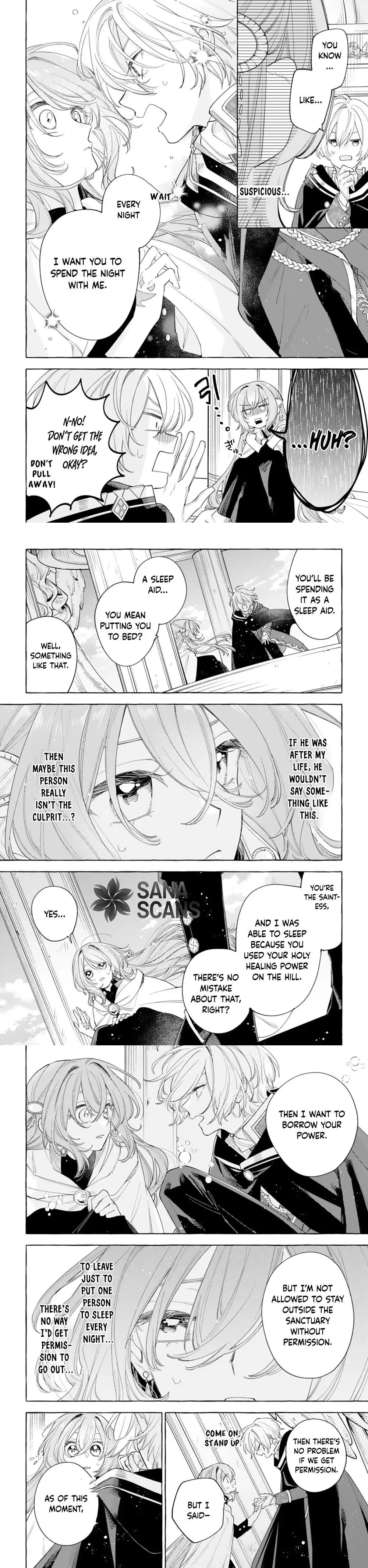 The Rewound Saintess Wants to Put the Insomniac Prince to Sleep Chapter 3 page 2