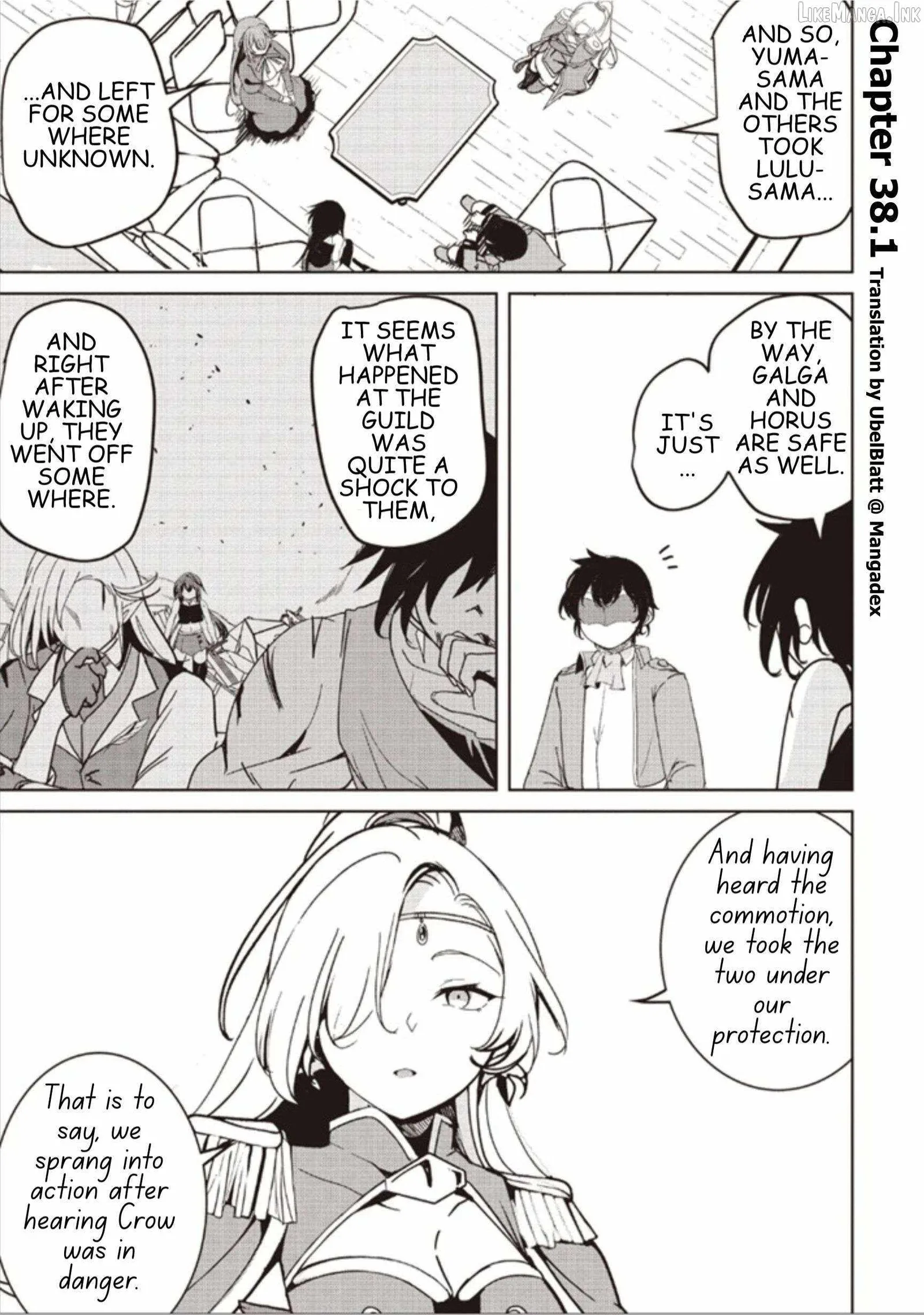 Another World's Highest Guild Leader ~I'm the weakest in the guild, but I can't quit the guild because of the heavy love of all the guild members~ Chapter 38.1 page 1