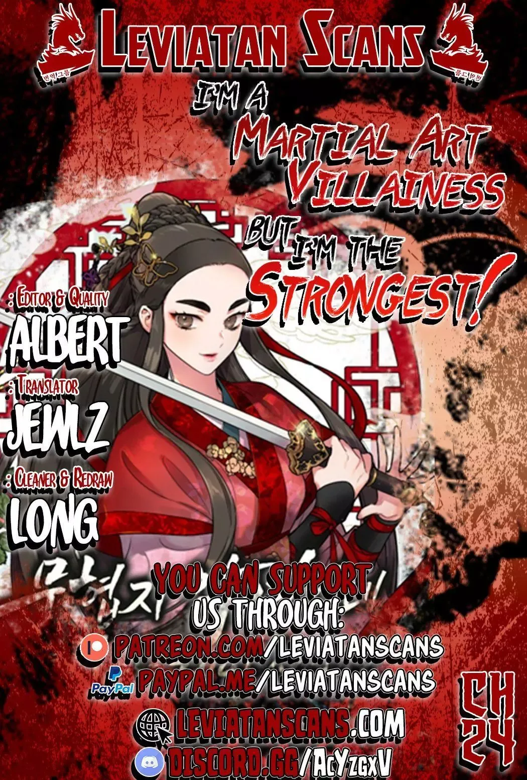 I'm a Martial Art Villainess but I'm the Strongest! Chapter 24 page 1