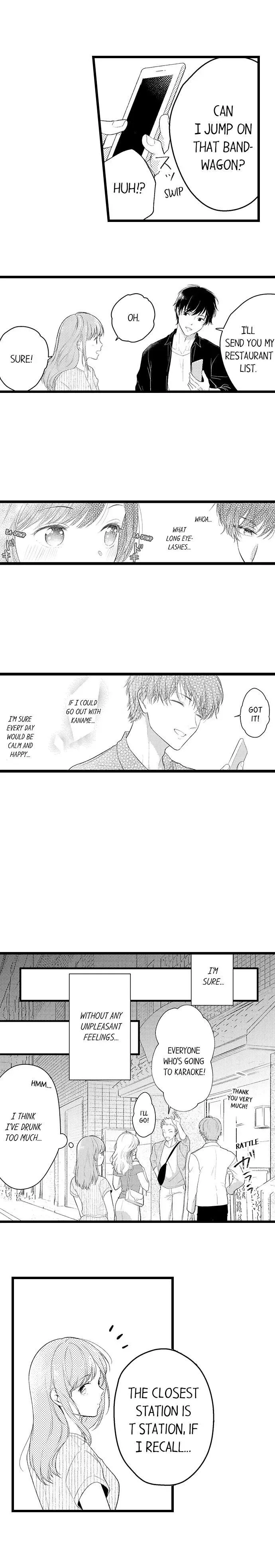 3-Byogo, Yaju.~ Goukon de Sumi ni Ita Kare wa Midarana Nikushoku Deshita Chapter 2 page 3