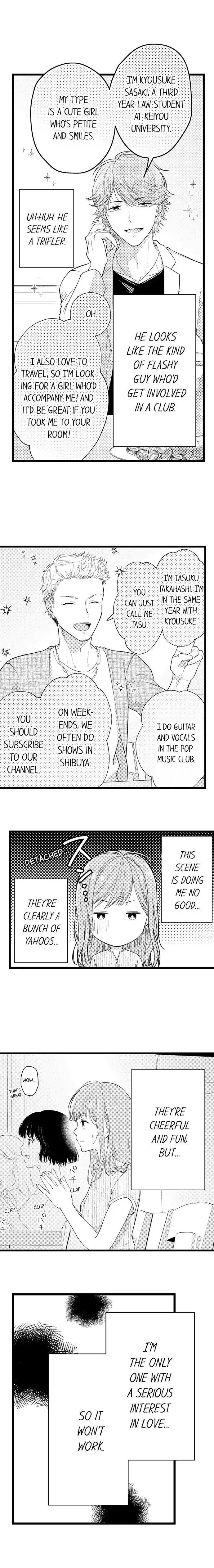 3-Byogo, Yaju.~ Goukon de Sumi ni Ita Kare wa Midarana Nikushoku Deshita Chapter 1 page 3